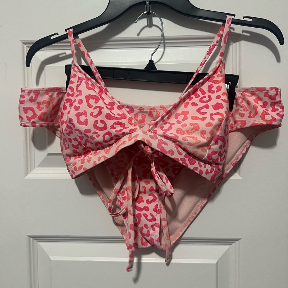 Cupshe Pink Leopard Bikini